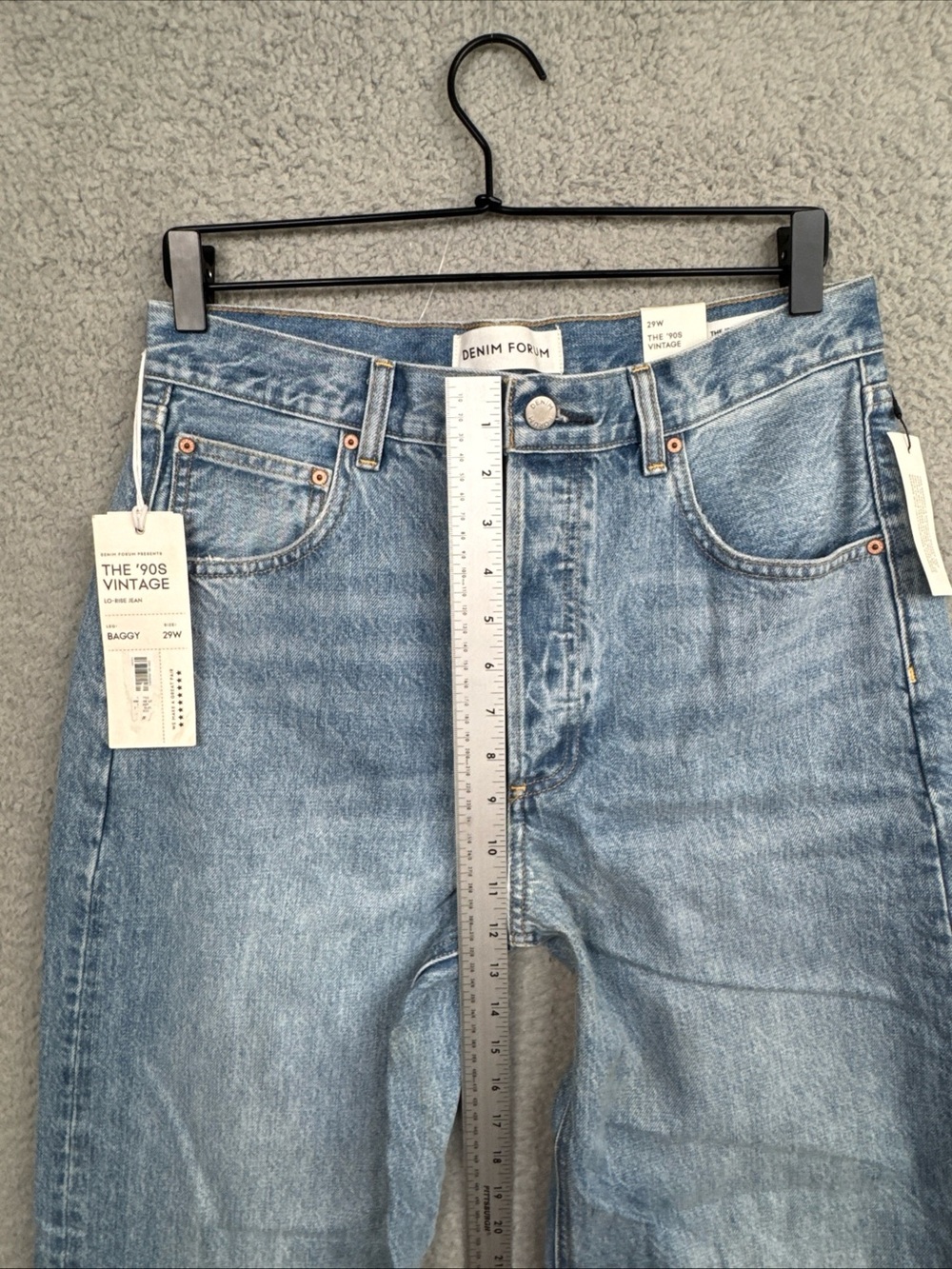 Aritzia Denim Forum "The 90s" Lo-Rise Baggy Wide Leg Jeans Women's Sz 29W NWT - Picture 4 of 16